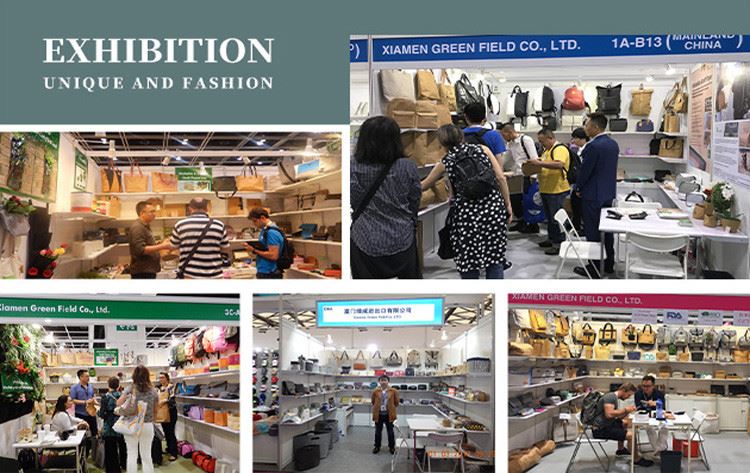 Green Field Exhibition for shoulder bag for girls