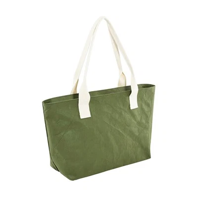 Foldable Cotton Handle Shopping Tote Bag