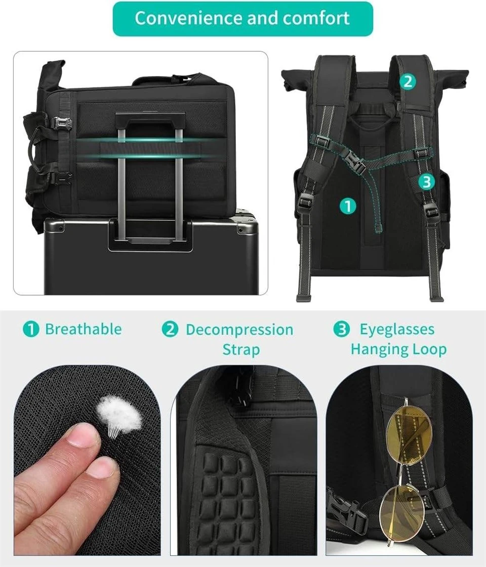 42L Waterproof Bike Laptop Bags With Reflective Strap factory