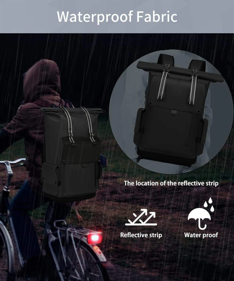 42L Waterproof Bike Laptop Bags With Reflective Strap high quality