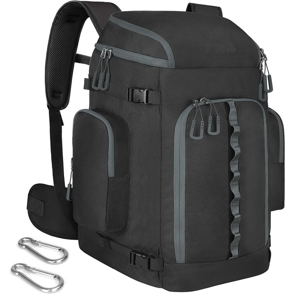 65L Durable Ski Boot And Helmet Travel Backpack
