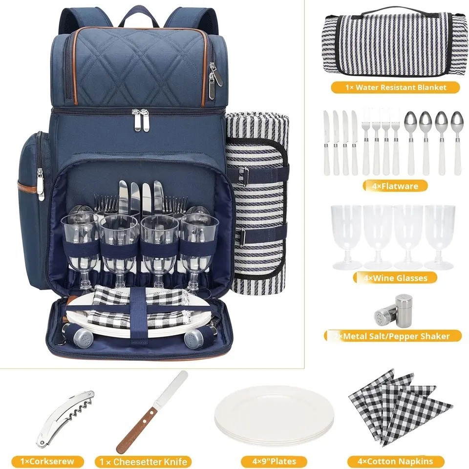 Beach Blanket Insulated Picnic Backpack Bag best