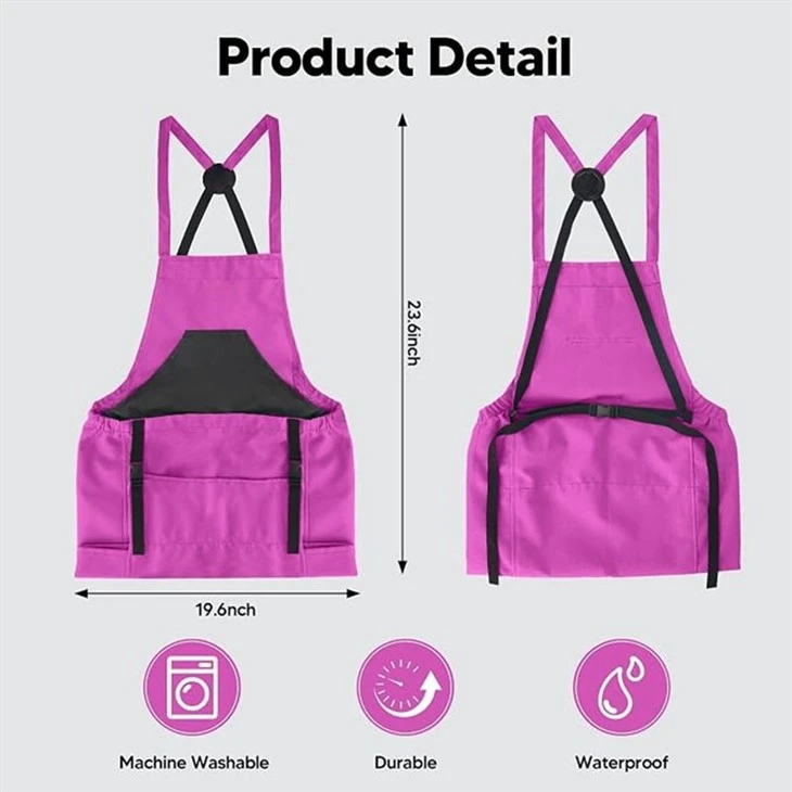 Custom Garden Harvest Apron With Large Picking Pockets factory