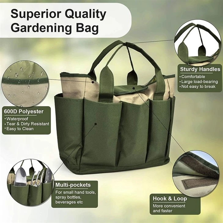 Custom Oxford Fabric Gardening Tote Bag best