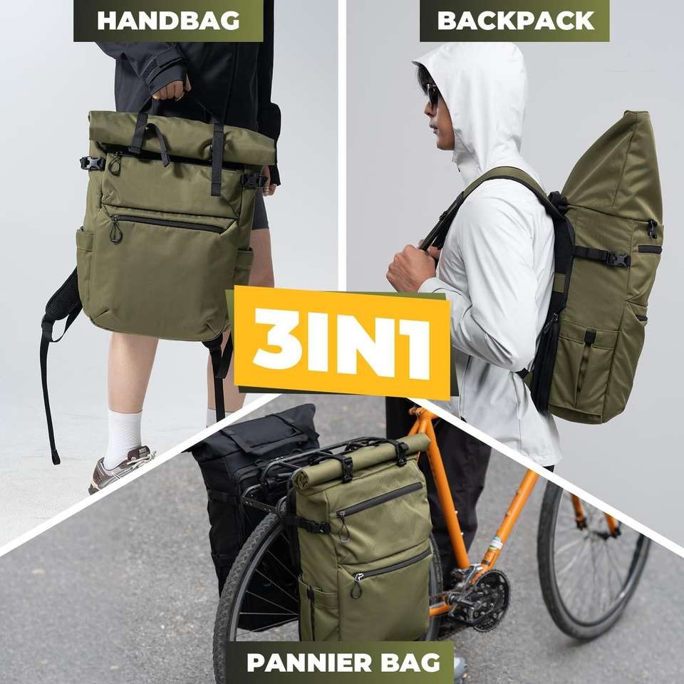 Eco-friendly Oxford Foldable Bike Laptop Backpack Manufacturer price