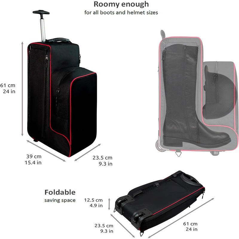 Equestrian British Riding Trolley Travel Bag suppliers