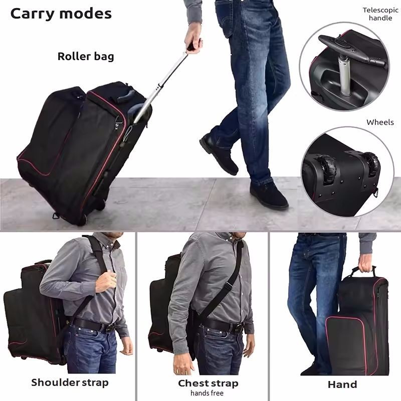 Equestrian British Riding Trolley Travel Bag high quality