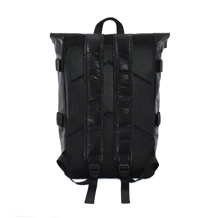 Fashion Black Tyvek Backpack