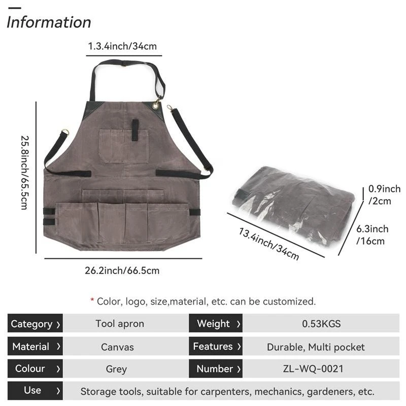 Heavy Duty Working Apron With Multi Pocket best