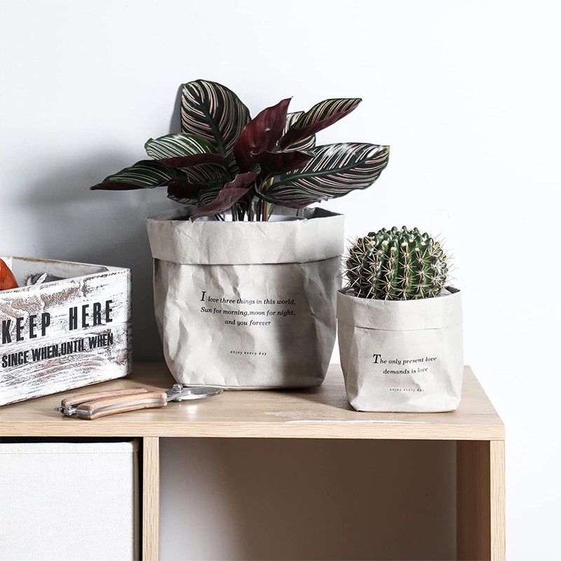 Custom Washable Kraft Paper Planter Grow Bags from Green Field Custom Washable Kraft Paper Planter Grow Bags from Green Field