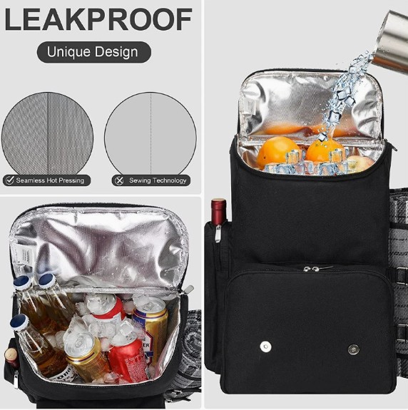 Large Capacity Outdoor Picnic Backpack With Wine Pouch high quality
