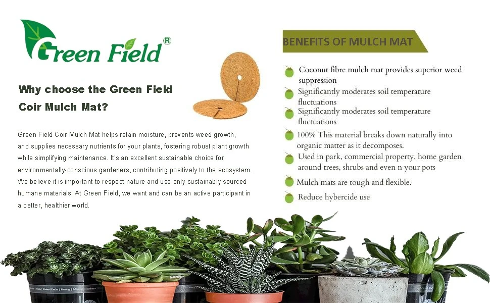 Green Field Coir Mulch Mats Green Field Coir Mulch Mats