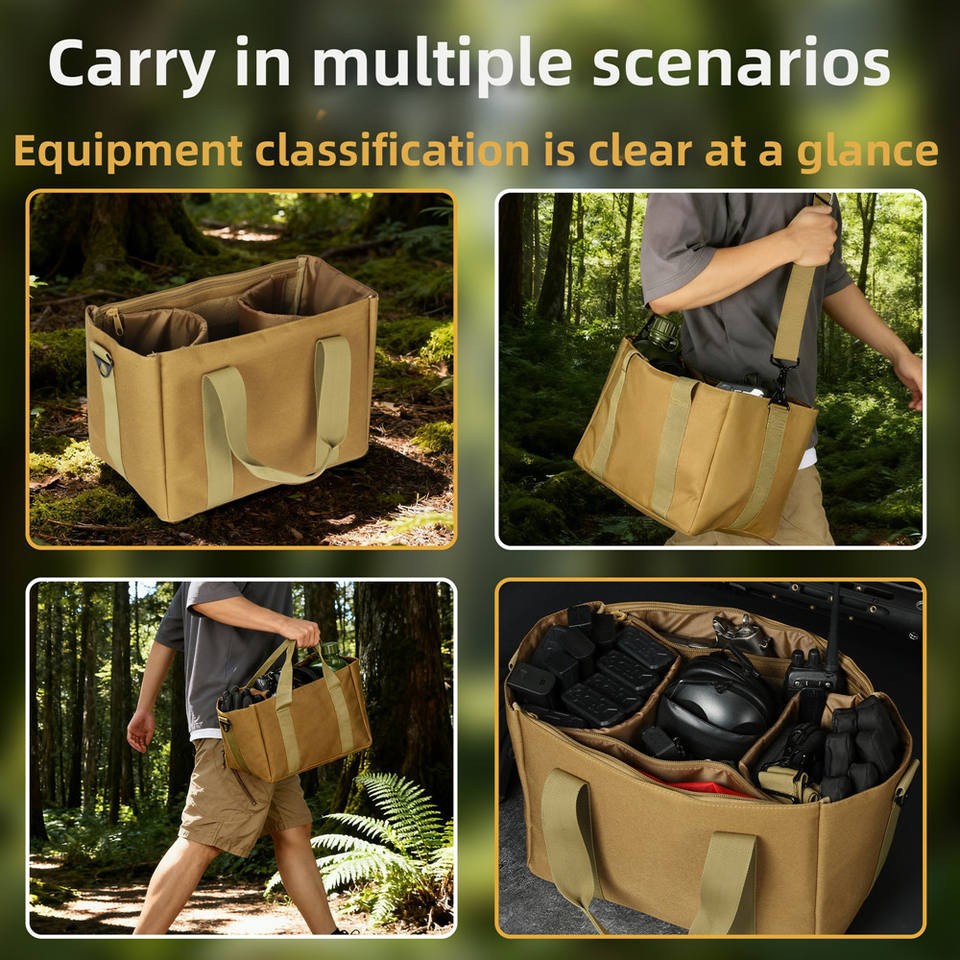 Outdoor Utility Tote Bag With Shoulder Strap high quality