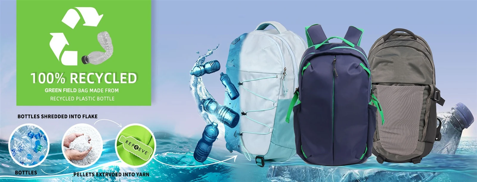 New Trends of Sustainable RPET Bags From Green Field New Trends of Sustainable RPET Bags From Green Field