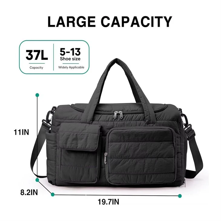 Custom Lightweight Puffer Weekender Bag suppliers
