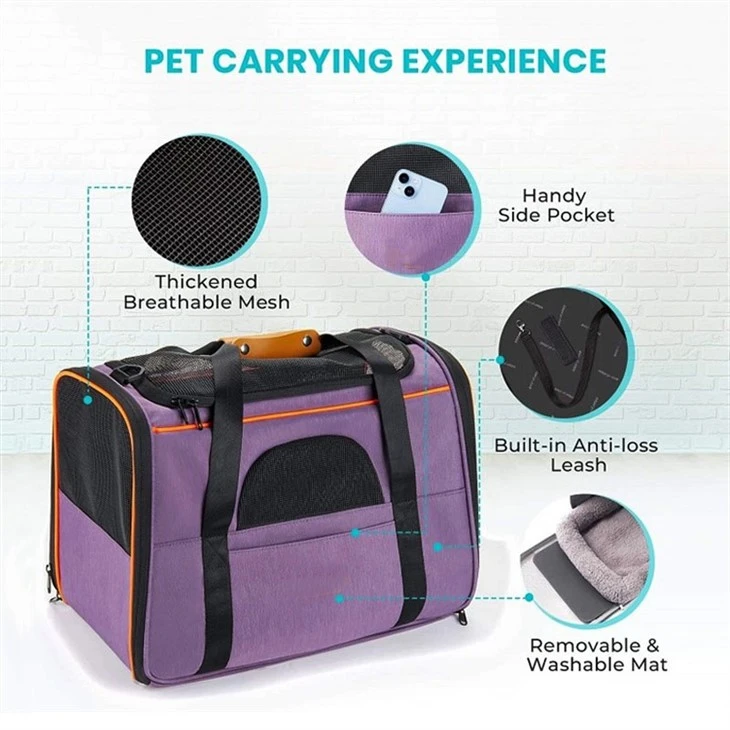Folding Fabric Pet Travel Carrier Bag Wholesale