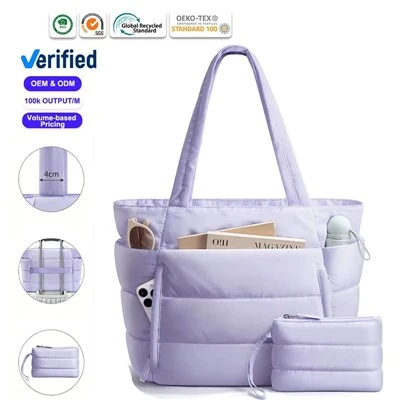 Wholesale Waterproof Puffer Shoulder Bag