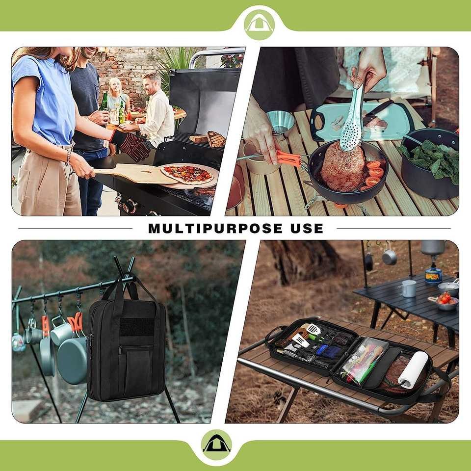 Portable BBQ Cooking Utensil Organizer Bag price
