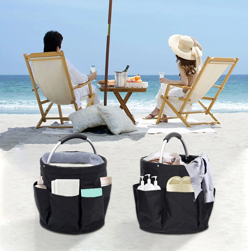 Portable Garden Tool Organizer Basket With 6 Pockets suppliers