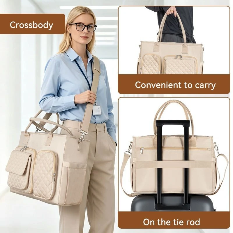 Portable Lunch Tote Bag With Insulated Cooler Compartment high quality