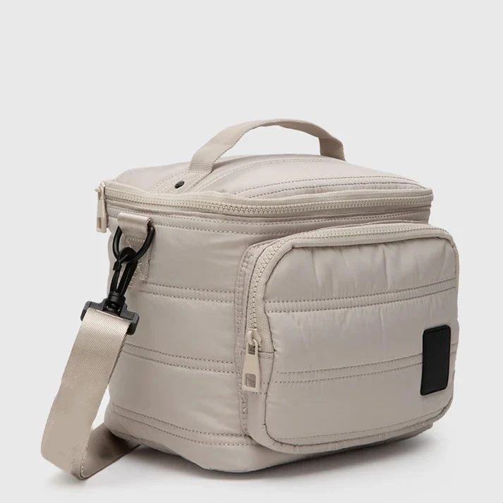 Puffy Quilted Kids Insulated Cooler Lunch Bag