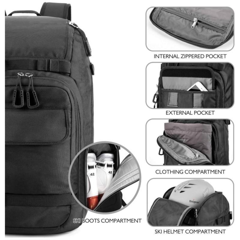 Ski Snowboard Boot And Helmet Backpack Bag factory