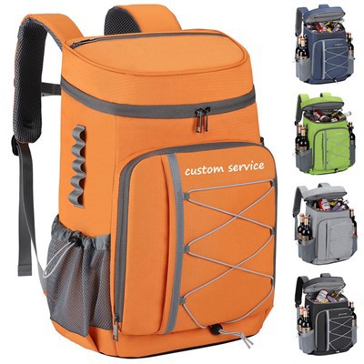 36L Waterproof Nylon Insulated Picnic Cooler Backpack
