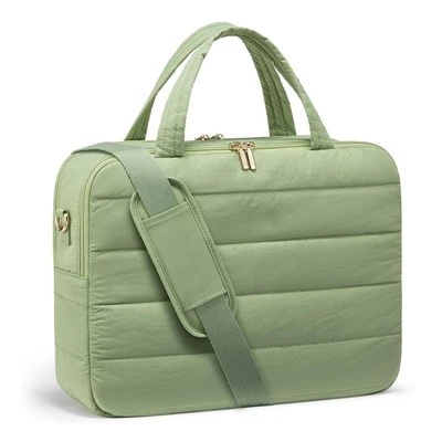 Custom Cloud Quilted Puffer Laptop Bag