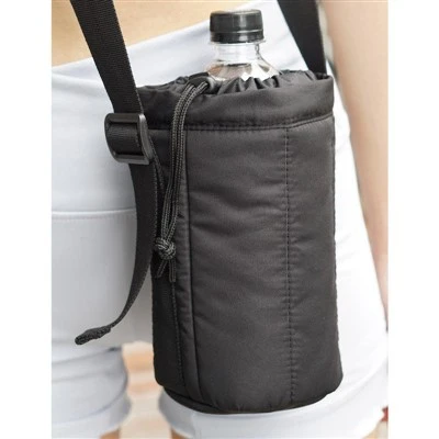 Custom Portable Quilted Puffy Water Bottle Bag