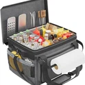 Foldable BBQ Organiser With Tissue Holder