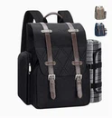 Large Capacity Outdoor Picnic Backpack With Wine Pouch