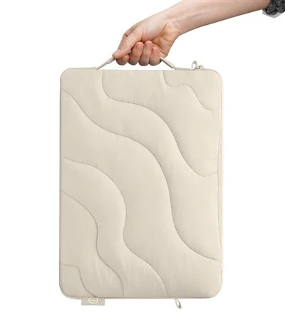 Lightweight Waterproof Quilted Puffy Laptop Sleeve Bag