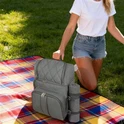 Outdoor Insulated Picnic Backpack With Wine Cooler Bag