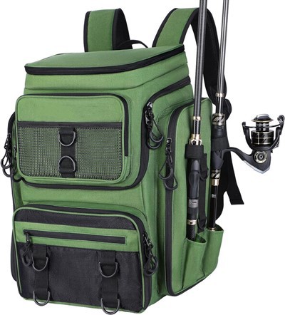 Personalized Logo Print Fishing Soft Tackle Bag Rucksack