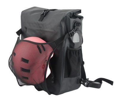 Waterproof Bicycle Pannier Helmet Backpack With Helmet