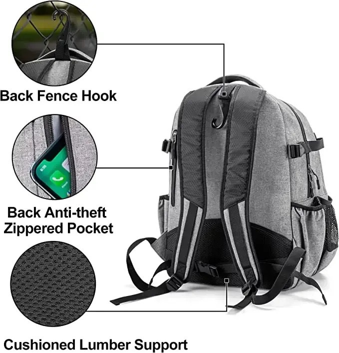 Softball Bat Backpack Bag With Helmet Holder best