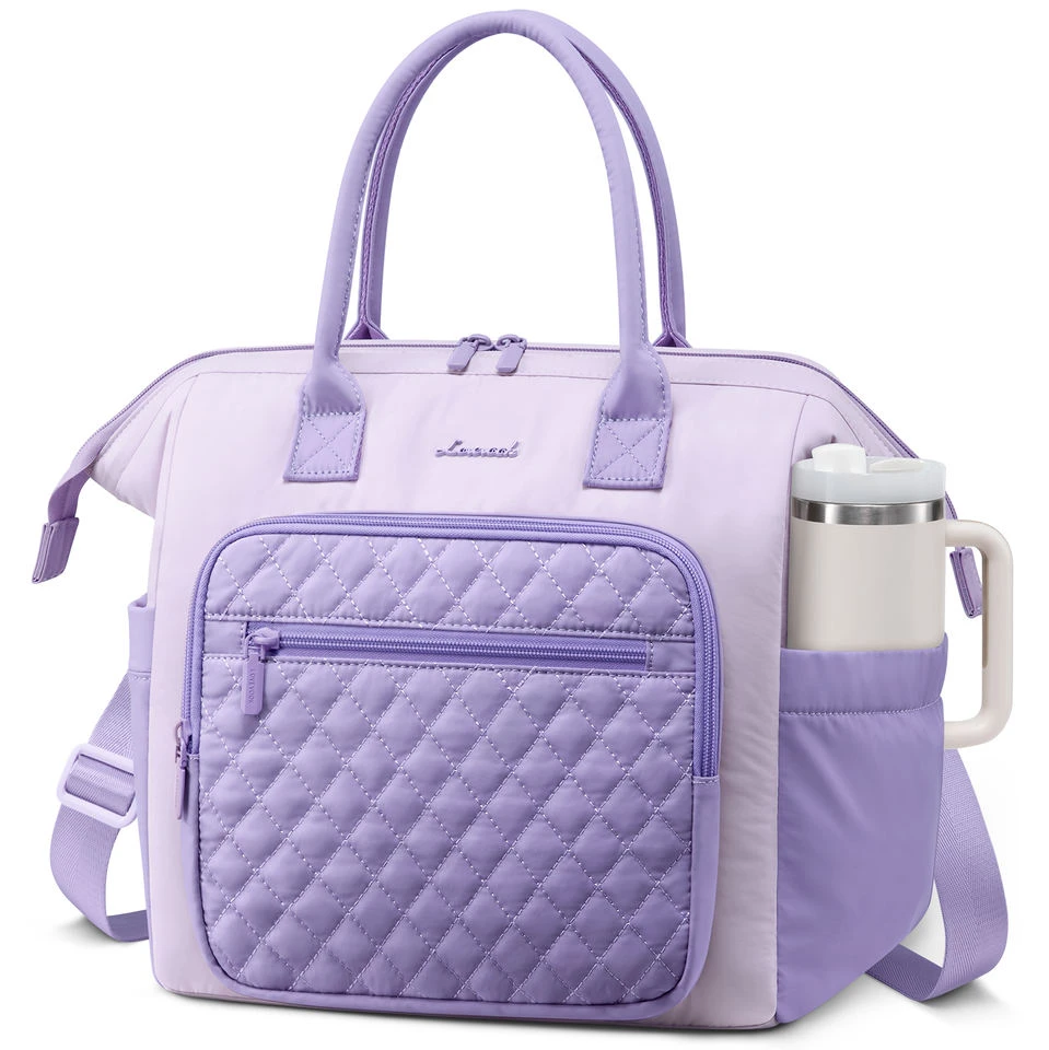 Water Resistant Puffy Insulated Lunch Box Bag
