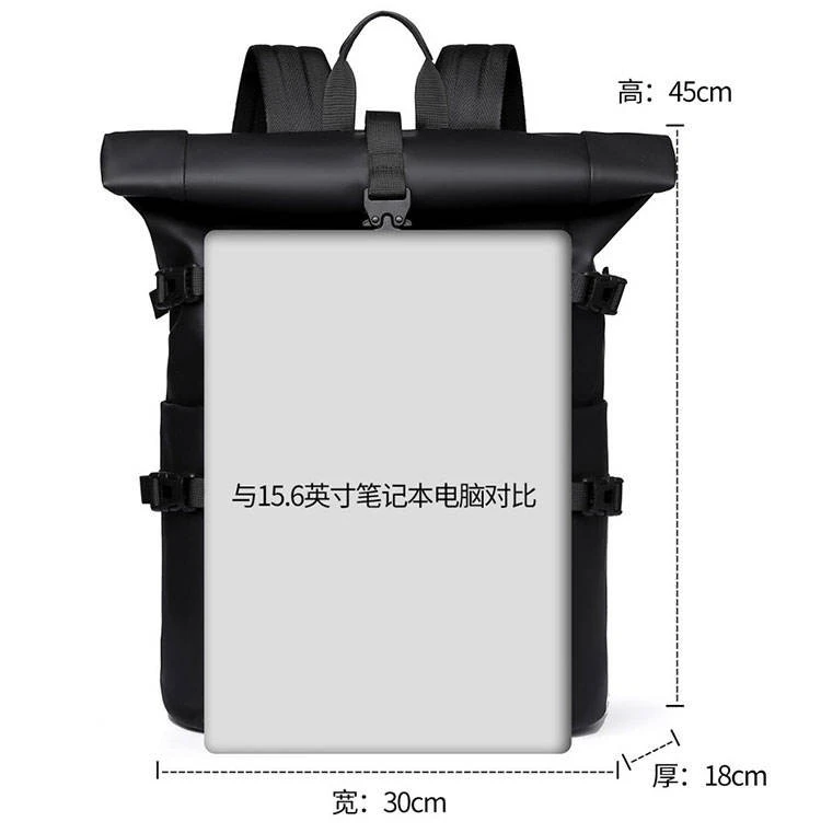 Waterproof PU Film Outdoor Bike Laptop Backpack factory